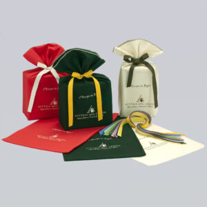 Sacchetto regalo in Tessuto Rosso - Thumbnail Image 3