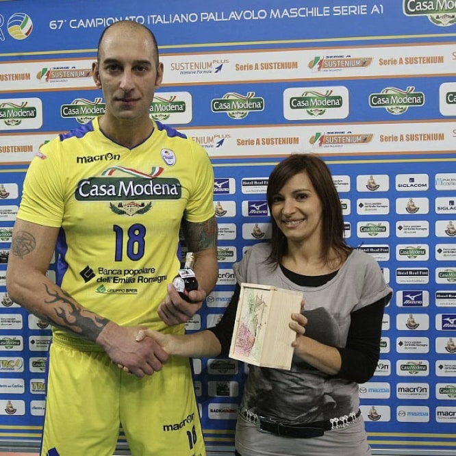 Aceto speciale in premio a Marco Piscopo di Casa Modena