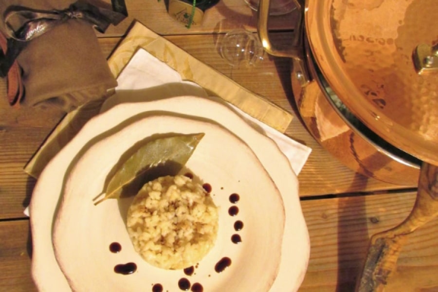 VIE DEL GUSTO - Risotto al Parmigiano e Aceto Balsamico