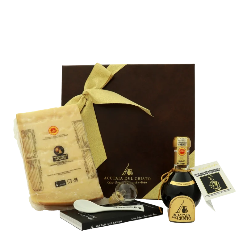 Aceto Balsamico Tradizionale di Modena DOP Extra Vecchio Classico con Parmigiano Reggiano DOP