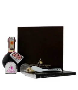 Cofanetto ECO PELLE con cucchiaino da degustazione – Ciliegio