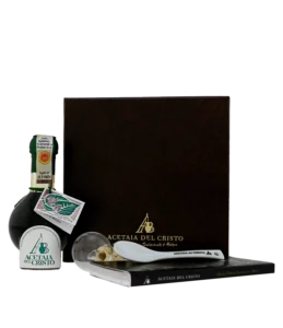 Faux leather gift set with tasting spoon – Mulberry