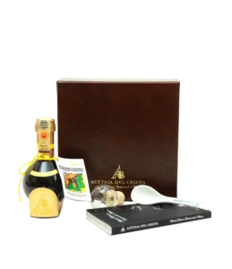 Cofanetto ECO PELLE con cucchiaino da degustazione – EV Rovere